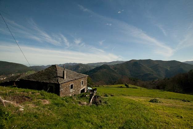 Casa de piedra de unos 140m2, en dos plantas, planta baja (cuadrta), primer piso,cocina,dos habitaciones, para reformar, con horreo tambien para reformar.Terreno de unos 500m2